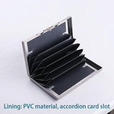 5D Diamond Painting Art Credit Card Holder Wallet, Stainless Steel Card Storage Bag with Butterfly Pattern, 3.8x2.55in with 6 Slots - Travel Business Gift for Adults Santiway