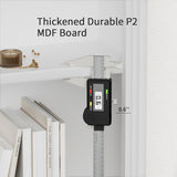 VICTONE 5-Shelf Bookcase, Wooden Standing Rack Book Storage Shelves Furniture Selection for Living Room, Bedroom, Home Office (White) VICTONE