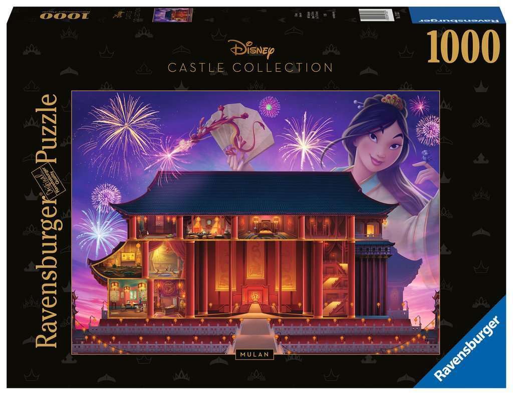 Ravensburger Disney Castle Collection: Mulan 1000 Piece Jigsaw Puzzle for Adults & Kids | Unique Softclick Technology | Sturdy, Vibrant & Glare Free | Perfect for Me-Time or Group Fun Ravensburger