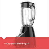 BLACK+DECKER 10-Speed Countertop Blender, BL2010BG, 6-Cup Glass Jar, Dishwasher-Safe, Stainless Steel Blade, Suction Feet BLACK+DECKER