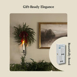 Wall Candle Holder Set of 2, Stylish Black Metal Wall Mount Candle Sconces, Modern Wall Decoration for Living Room, Farmhouse, Fireplace, and Weddings Batoslee