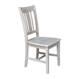 International Concepts San Remo Chair Washed Gray Taupe IC International Concepts