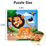Puzzles for Kids Ages 3-5 Toddler Wooden Toys Montessori Learning Education Preschool Sets Games for Boy Girl 3 4 5+ Years Old, Pack of 6 (20 Pieces) CHAFIN