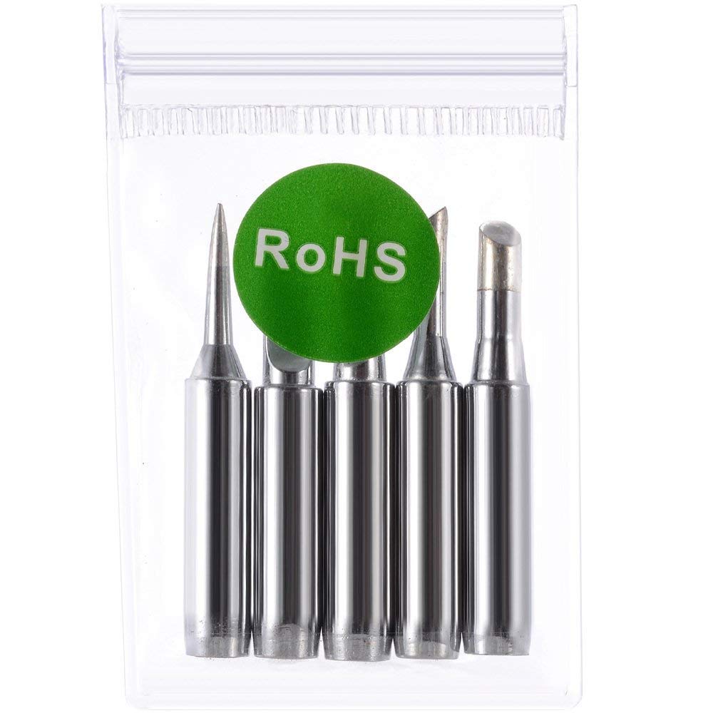 Soldering Iron Kit Electronics - FEITA Adjustable Temperature Solder Iron AC110V 60W with 5Pcs Different Solder Tips, Soldering Stand, Solder Wire for Variously Electronic Repair FEITA