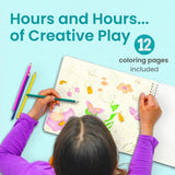 Cupkin Hello Bugs Sticker Book Activity for Kids, Toddler Airplane Travel Essentials, 500+ Bugs Stickers for Kids + 12 Scenes + 12 Coloring Book Pages, Bug Lover Gift, Children's Crafts Ages 2-8 CUPKIN