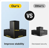 ZEKOO Pergola Brackets Kit 4x4 Gazebo Brackets Heavy Duty Black Powder-Coated 3-Way Right Angle Corner Brackets with Post Bases Pergola kit for Outdoor Pergola Gazebo Patio Garden ZEKOO