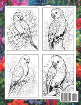 Macaws Coloring Book: Colorful Parrots for Tropical Art Majosta