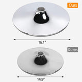 Yaheetech Bar Stools Set of 2, PU Leather Adjustable Swivel Barstools, Armless Hydraulic Kitchen Counter Bar Stool, Kitchen Island Chairs Set of 2, White Yaheetech