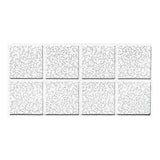 Armstrong Ceiling Tiles; 2x4 Ceiling Tiles - 10 pcs White Ceiling Tiles; Acoustic Ceilings for Suspended Ceiling Grid; CORTEGA Second Look 2767 Armstrong