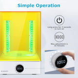 ELEGOO Mercury X Bundle Cure and Wash Large UV Curing Machine Resin Washing and Curing Machine for LCD/DLP/SLA 3D Printer Models ELEGOO