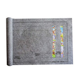 Timetries Puzzle Mat Rollup, 1500 Piece Jigsaw Puzzle Storage Pad, 26 X 46 Inch Felt Mat, Gray Timetries