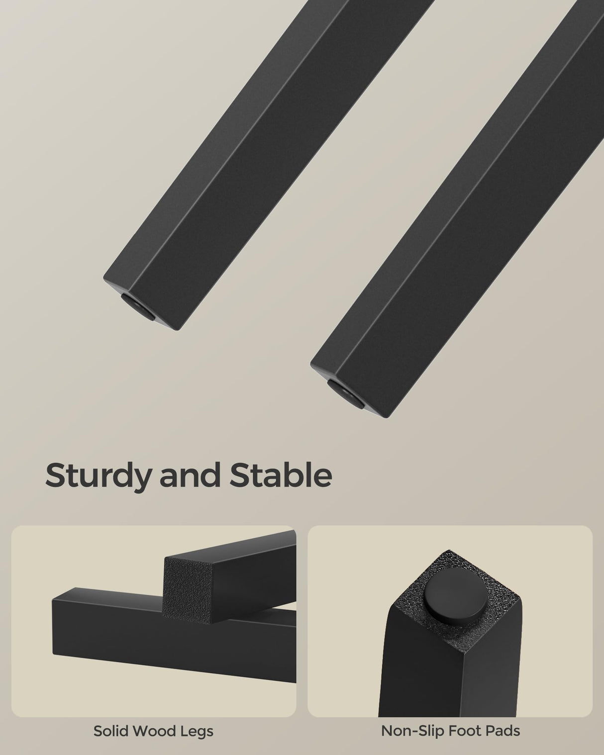 SONGMICS Wooden Duet Piano Bench with Padded Cushion and Music Storage Compartment, Piano Chair Seat, Black ULPB75BK SONGMICS