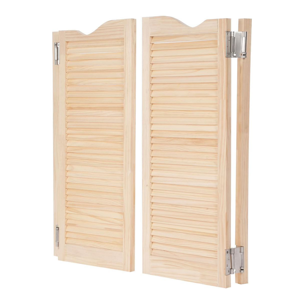 Swinging Doors, Saloon Doors, Pine Wood Swinging Doors, Wooden Saloon Doors, for Inside, Wall-Mounted, for House, Kitchen Hilberiazel