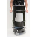 Grill Boss 4 Tier Vertical Freestanding Charcoal Smoker Portable BBQ Grill with Temperature Gauge for Outdoors, 564 Square Inch Cooking Area, Black GRILLBOSS