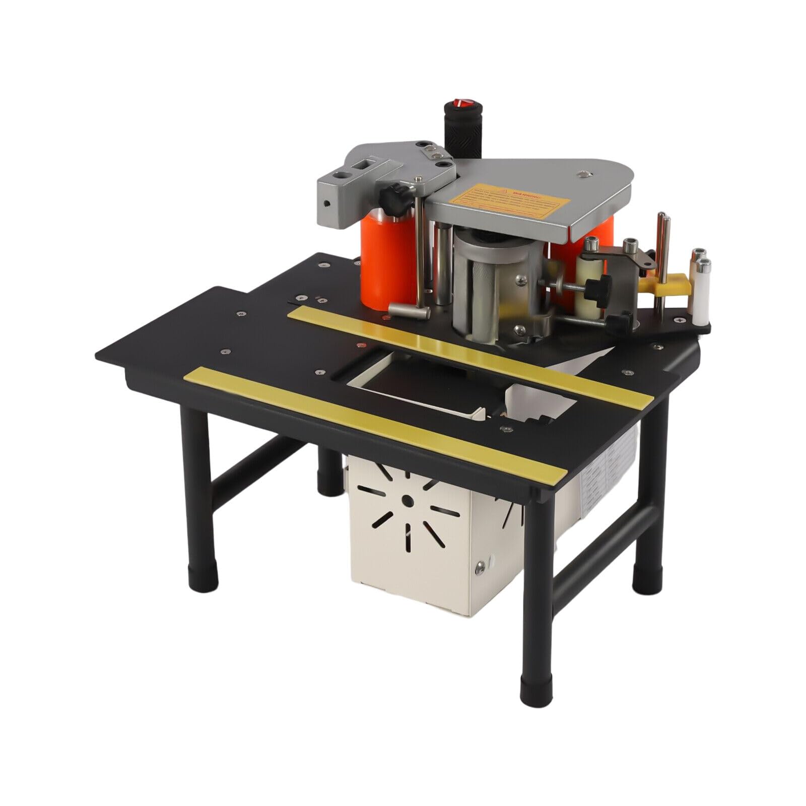 Benchtop Edge Banding Machine, Portable Woodworking Edge Bander Woodworking Banding Machine, Double-Sided Gluing, Woodworking Glue Project Kits Works with Straight 110V - WoodArtSupply