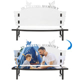 Ipetboom Office Practice White Embryo DIY Crafts Sublimation Blank Chair Decor Table Ornament DIY Chair Craft Sublimation Photo Bench Sublimation Decoration Wooden Doll House Dining Table Ipetboom