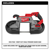 2729S-20 M18 18-Volt Lithium-Ion Brushless Cordless Deep Cut Dual-Trigger Band Saw (Tool-Only) Milwaukee