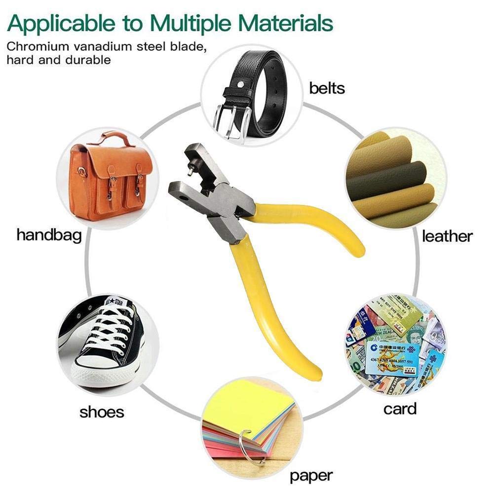 Leather Hole Punch Plier,Vkermury Universal 2mm Hand Leather Strap Watch Band Belt Tool Hole Punch Pliers Tool Vkermury