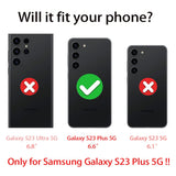 FOQENCCI 5 Piece Phone Case for Samsung Galaxy S23 Plus Sublimation Case Blank Printable DIY Custom Phone Case Soft TPU + Hard PC Anti-Slip Anti-Scratch Shockproof Protective Cover for Galaxy S23 Plus FOQENCCI