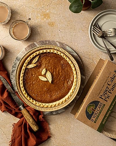 If You Care FSC Certified Paper Cake and Pie Baking Pans, 4-Count If You Care