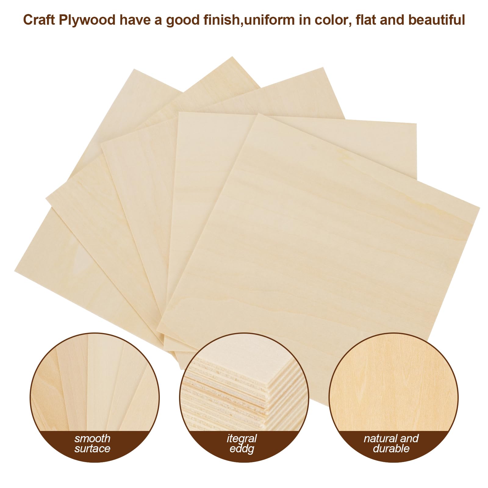 16 Pack Basswood Sheets for Crafts - 12 x 12 x 1/16 Inch - 1.5mm Thick Large Plywood Sheets Unfinished Bass Wood Boards for Laser Cutting, Wood Burning, Architectural Models, Staining - WoodArtSupply