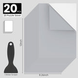 20 Puzzle Tape Puzzle Saver Sticker Glue Sheets Preserve 1000 to 3000 Pieces Frame Jigsaw Puzzles NIWIN