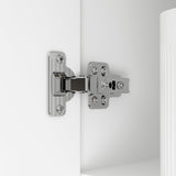 Homsee Modern 2-in-1 White Computer Desk with Tall Bookshelf for Two, 94.5" Office Writing Study Table with Ample Storage Homsee