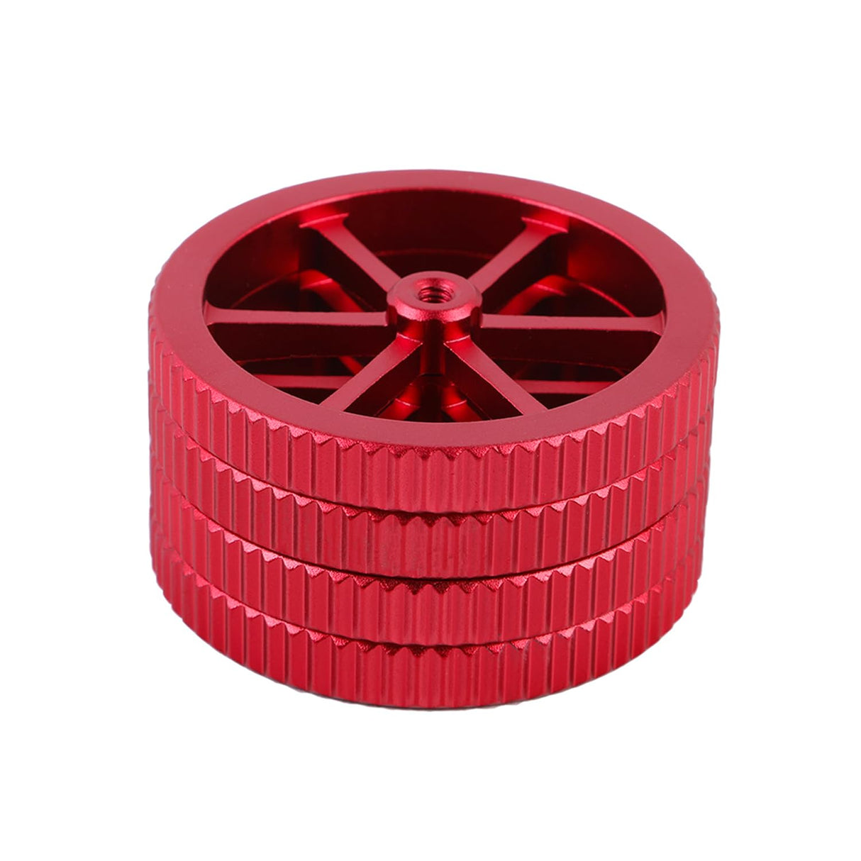 Official Creality 4Pcs Metal Leveling Nuts and 4Pcs Springs Upgraded Set for Ender 3/3 Pro/3 V2/Ender 3 Neo/Ender 3 V2 Neo/Ender 3 S1/Ender 3 S1 Pro Ender 5 Plus 3D Printer Hand Twist Nuts Set Creality