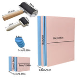 HRJZF 30PCS Rubber Block Stamp Carving Blocks with Cutter Tools and Rubber Brayer Roller for DIY Printmaking and More Crafts (combo pack) HRJZF