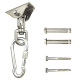 Arlai Hanging Chair Hardware Hanging Kit - Heavy Duty 360° Rotate Ultra Durable Hooks for Swing, Yoga, Playground, Gym, Punching Bag Hanger, 1000 lb Capacity Arlai