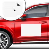 4 Pack Blank Magnetic Car Signs, Rounded Corners Blank Car Magnet Set for Advertise Business, Cover Company Logo (for HOA), Prevent Car Scratches and Dents (12"X 17",11.7" x 8.27") KATISHYRO