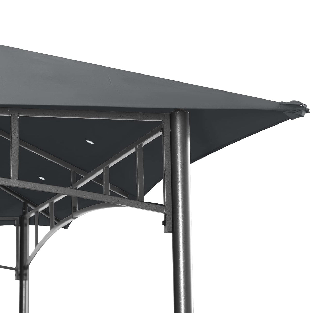 ABCCANOPY Gazebos for Patios 10x10 - Outdoor Steel Frame Gazebo for Lawn Backyard Garden Deck (Dark Gray) ABCCANOPY