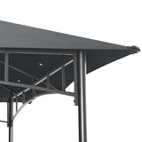 ABCCANOPY Gazebos for Patios 10x10 - Outdoor Steel Frame Gazebo for Lawn Backyard Garden Deck (Dark Gray) ABCCANOPY