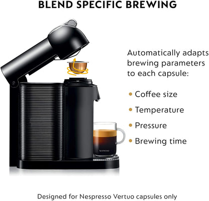 Nespresso Vertuo Coffee and Espresso Maker by Breville, Black