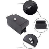 Car Center Console Safe Box Compatible with Toyot@ Tundra 2022-2025，Center Console Armrest Safe Lock Box Armrest Gun Security Organizer Tray with 3-Position Combination Lock and Key (black) HAPPYHORSE