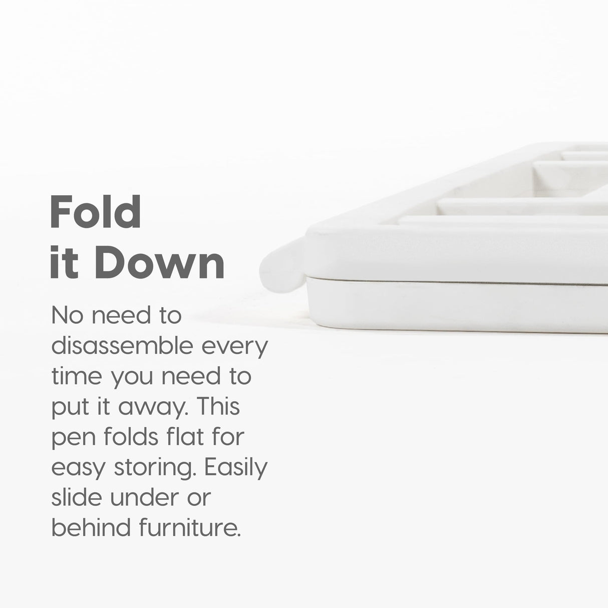 IRIS USA 24" 6-Panel Pet Playpen with Door, Dog Playpen For Puppy Small Dogs Keep Pets Secure Easy Assemble Easy Storing Customizable Non-Skid Rubber Feet, White IRIS