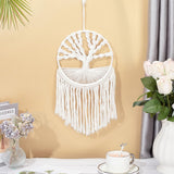 FREEBLOSS DIY Macrame Tree of Life Wall Hanging Kit Macrame Tapestry Wall Hanging Tree of Life Dreamcatcher Wall Hanging Decor for Living Room Macrame Kit for Beginner with Instruction FREEBLOSS