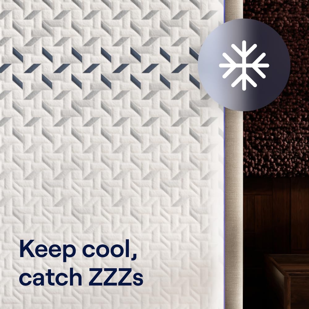 Nectar Luxe 14” Full Mattress - Medium Firm - Contouring Memory Foam - Cooling Upgrade - 3” Pressure Relief Layer - Responsive Support - Minimal Motion Transfer - 365-Night Trial & Forever Warranty Nectar