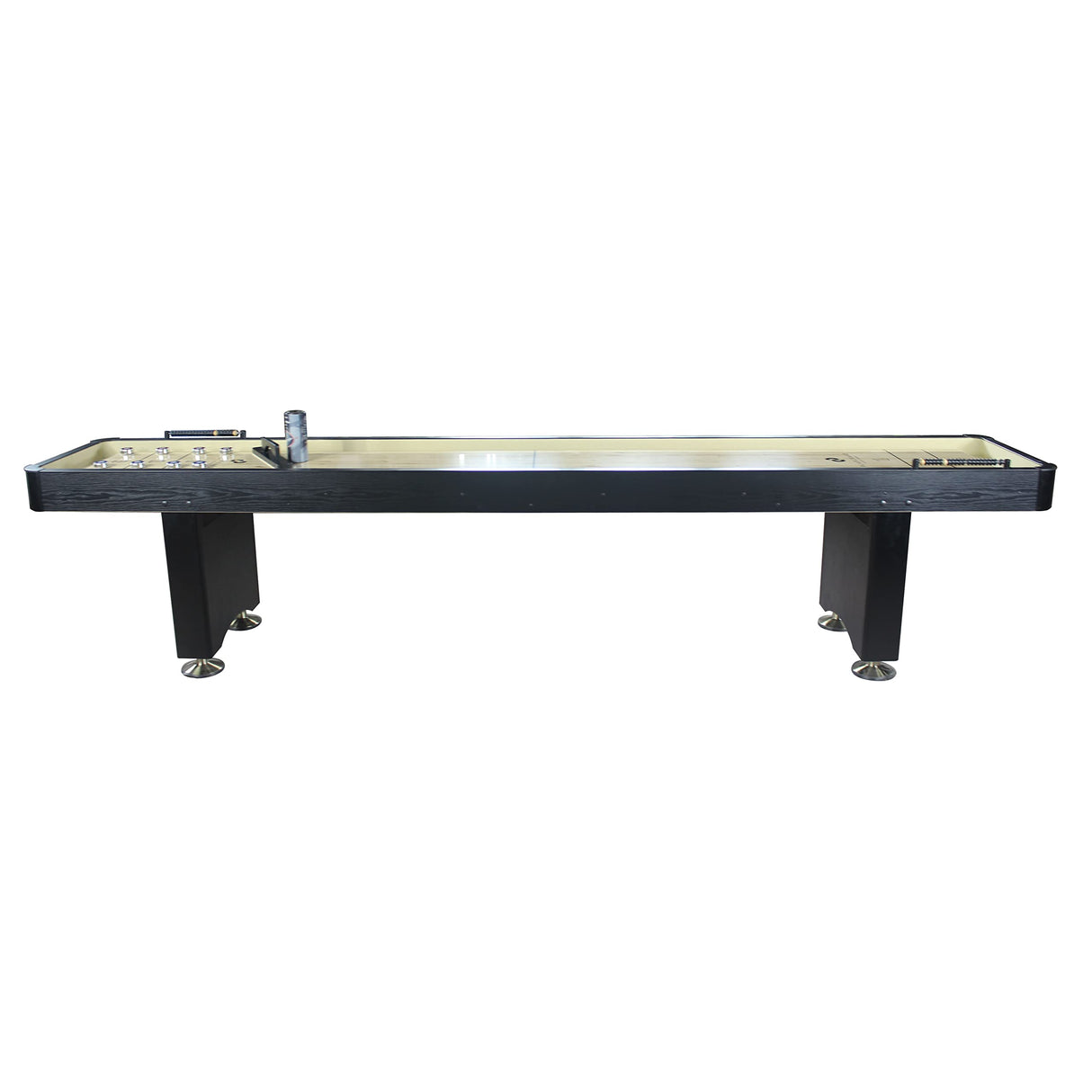 Playcraft Woodbridge Shuffleboard Table, Black, 12 Feet Playcraft