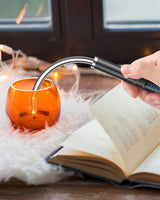 VEHHE Candle Lighter, Electric Rechargeable Arc Lighter with LED Battery Display Long Flexible Neck USB Lighter for Light Candles Gas Stoves Camping Barbecue VEHHE