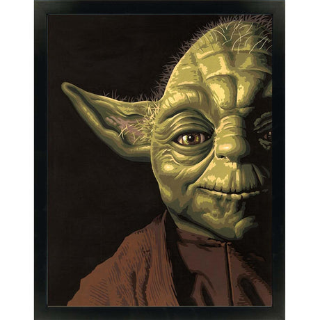 PaintWorks Yoda Star Wars Paint by Number Kit for Adults and Kids Dimensions
