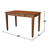 International Concepts Basic Desk with Drawer, Espresso IC International Concepts