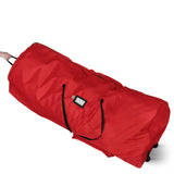 Holiday Cheer Christmas Tree Storage Bag with Wheels – Heavy Duty Christmas Tree Bag Fits Up to 9ft Tall Artificial Christmas Tree, Waterproof, Durable Handles & Zipper – Xmas Tree Storage Bag (Red) Holiday Cheer