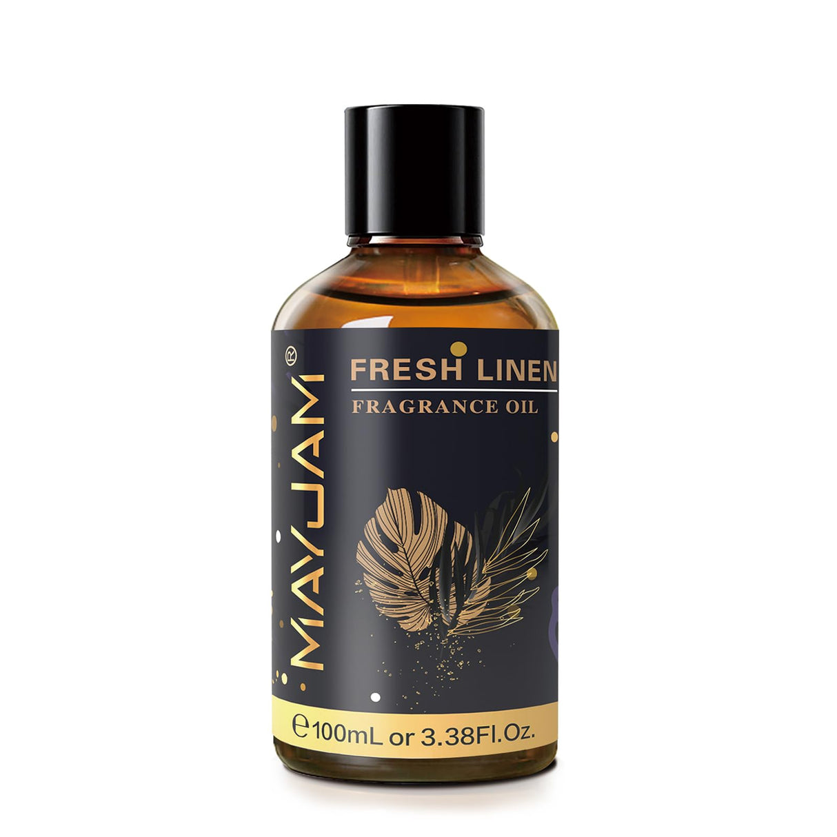 MAYJAM 100ML/3.38FL.OZ Fresh Linen Fragrance Oils with Glass Dropper, Essential Oils for Diffusers for Home, Long Lasting Scented Oils for Diffusers Soap Candle Making MAYJAM