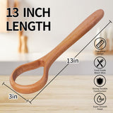 AAEJE 13-Inch Danish Dough Whisk - Wooden for Sourdough Bread Baking Supplies - Traditional Dutch Whisk for Pizza, Pastry, Cake Batter AAEJE