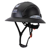 LOHASWORK Full Brim Hard Hat Construction OSHA Approved Vented Hard Hat Cascos De Construccion Adjustable Cool Vent Work Safety Helmet for Men and Women LOHASWORK