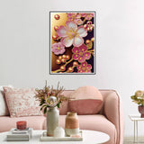 WSLWXSHM 5D Special Shape Diamond Art Kits for Beginners, Diamond Painting Kits for Adults, Crystal Rhinestones Diamond Painting for Home Wall Decoration Gift 12×16inch/30×40cm, Flower WSLWXSHM