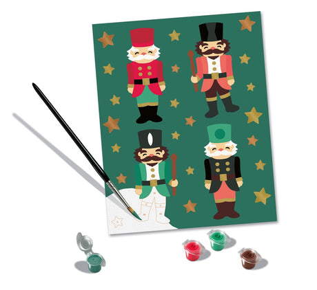 Ravensburger CreArt Christmas Nutcracker Paint by Numbers Kit for Adults - 25982 - Painting Arts and Crafts for Ages 12 and Up Ravensburger