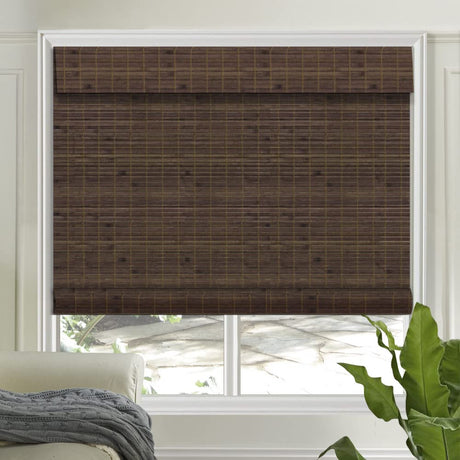 Letau Cordless Wood Window shades Blinds, Bamboo Light Filtering Roller Shades, Color 7 LETAU