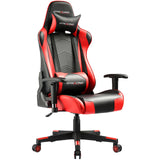 GTRACING Gaming Chair Racing Office Computer Ergonomic Video Game Chair Backrest and Seat Height Adjustable Swivel Recliner with Headrest and Lumbar Pillow Esports Chair (Red) GTRACING